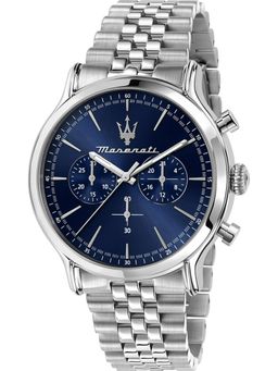 Maserati - Classic Small Seconds Analog Dial Color Blue Men's Watch - R8873618024