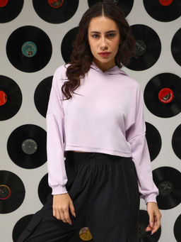 PINACOLADA - Women Purple Polycotton Solid Top