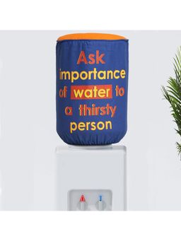 Swayam - Digital Print 20 Litre Blue/Orange Bottle Cover