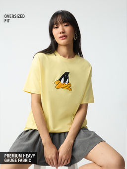 The Souled Store - Official Looney Tunes: Daffy Duck Women Oversized T-Shirt