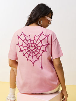 The Souled Store - Official Spider-Man: Ghost Web Women Oversized T-Shirt