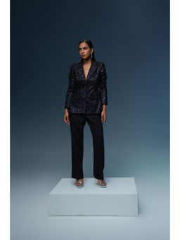 Label Iris - Ink Sequin Blazer with Pant (Set of 2)