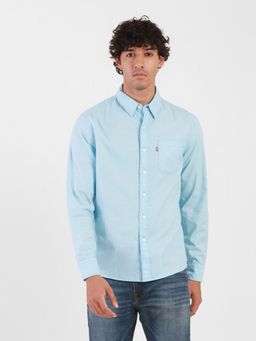 Levi's - Men Sky Blue Slim Fit Casual Shirt