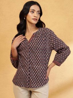 Fabindia - Black Printed Top