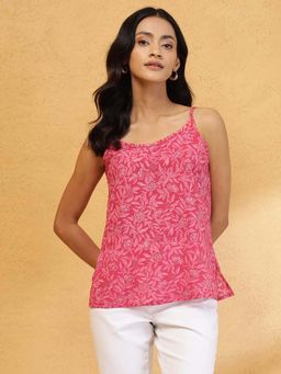 Fabindia - Red Printed Top