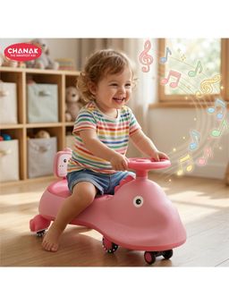 Chanak - Dino Swing Car Pink