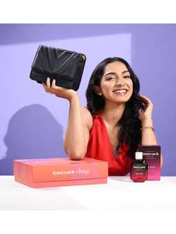 Fastrack - Curated Combo For Stylish Gifting Sling Bag & Perfume