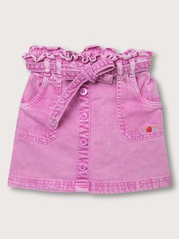 Blue Giraffe - Girls Solid Regular Fit Skirt (Set of 2)