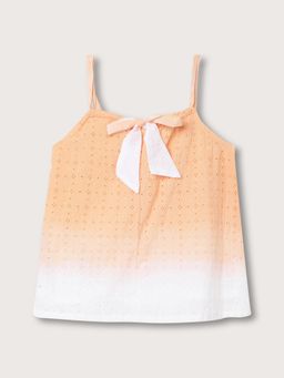 ELLE - Girls Orange Shoulder Straps Top