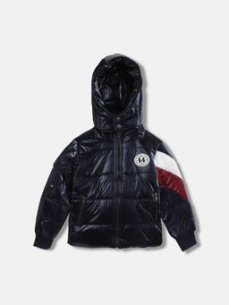 Blue Giraffe - Boys Blue Puffer Jacket