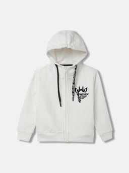 Blue Giraffe - Boys Printed Full Sleeves Hoodie