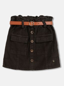 Blue Giraffe - Girls Solid Regular Fit Skirt (Set of 2)