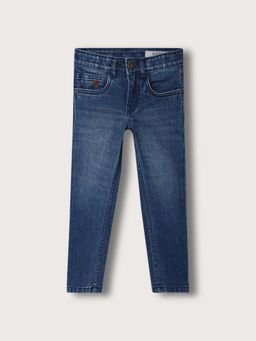Blue Giraffe - Boys Mid-Rise Slim Fit Jeans