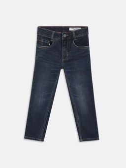 Blue Giraffe - Boys Blue Clean Look Straight Fit Jeans