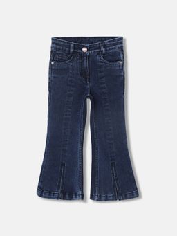 ELLE - Girls Solid Wide Jeans