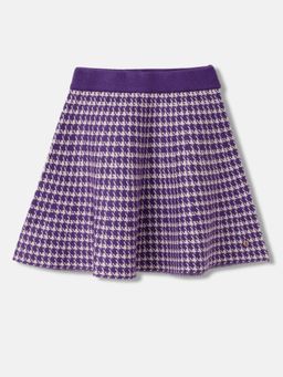 ELLE - Girls Printed Fit and Flare Skirt