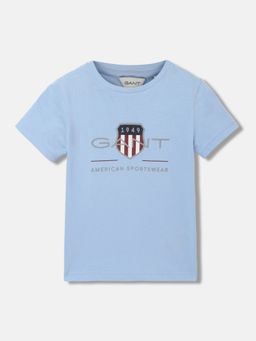 GANT - Boys Printed Round Neck Short Sleeves T-Shirt