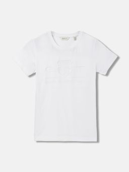 GANT - Boys Round Neck Short Sleeves T-Shirt