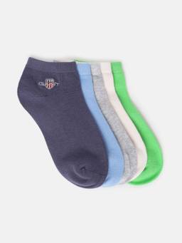 GANT - Boys Solid Ankle Length Socks (Set of 5)
