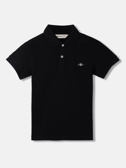 GANT - Boys Solid Short Sleeves Polo T-Shirt