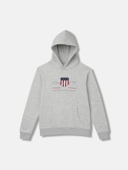 GANT - Boys Embroidered Full Sleeves Hoodie