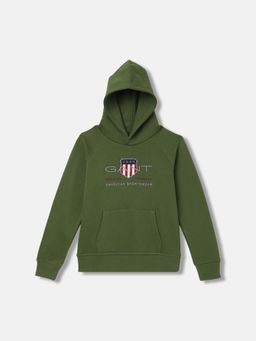 GANT - Boys Embroidered Full Sleeves Hoodie