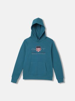 GANT - Boys Embroidered Full Sleeves Hoodie