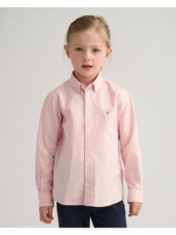 GANT - Girls Solid Button-Down Collar Shirt