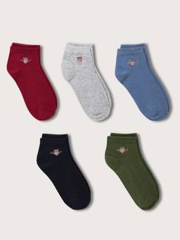 GANT - Boys Calf Length Socks (Set of 5)