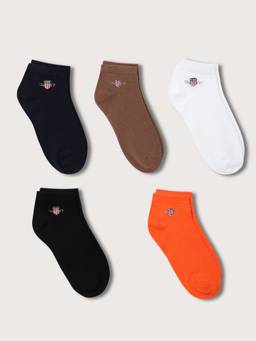 GANT - Boys Multi Solid Socks (Set of 5)