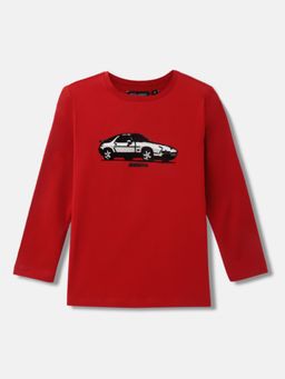 Antony Morato - Boys Printed Full Sleeves Round Neck T-Shirt