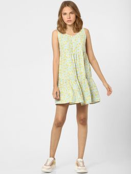 ONLY - Women Printed Blue Dress