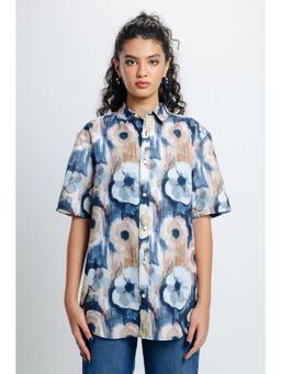 FREAKINS - Multi Floral Print Shirt