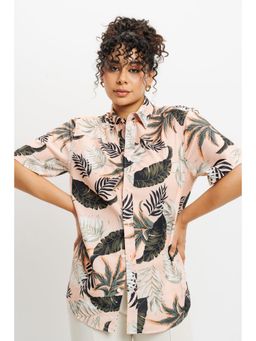 FREAKINS - Tropical Print Shirt