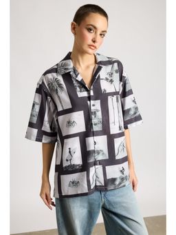 FREAKINS - Monochrome Tidal Women's Shirt