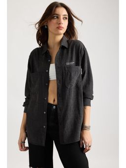 FREAKINS - Dark Grey Effect Shirt