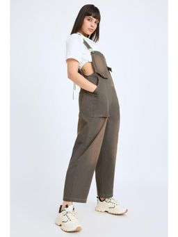 FREAKINS - Denim Brown Summer Dungaree
