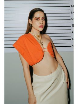 FREAKINS - Bright Orange Avante Crop Top