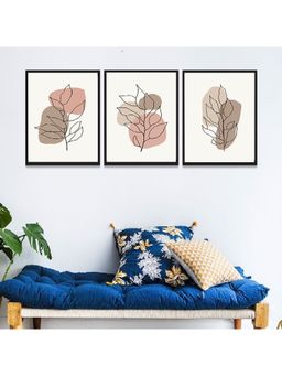 Dekorstation - Abstract Modern Art Wall Decor Framed Paintings For Living Room Bedroom DS33