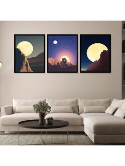 Dekorstation - Abstract Modern Art Wall Decor Framed Paintings For Living Room Bedroom DS36