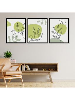 Dekorstation - Modern Art Wall Decor Paintings With Frame For Home Decoration Painting DS40