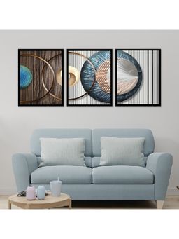 Dekorstation - Modern Art Wall Decor Paintings With Frame For Home Decoration Painting DS42
