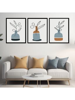 Dekorstation - Modern Art Wall Decor Paintings With Frame For Home Decoration Painting DS46