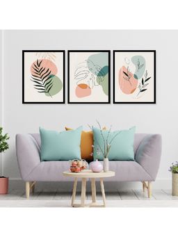 Dekorstation - Modern Art watercolour Flower & Plants Framed Art Prints Paintings With Plexi Glass DS51
