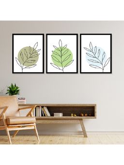 Dekorstation - Modern Art watercolour Flower & Plants Framed Art Prints Paintings With Plexi Glass DS52