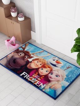 Athom Living - Disney Frozen Characters Digital Printed Themed Multi Colored Kids Nylon Doormat