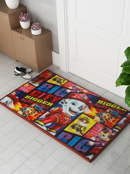 Athom Living - Paw Patrol Big City Bigger Adventure Themed Kids Multicolor Premium Nylon Doormat