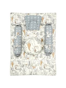 Crane Baby - Ezra Collection Bolsters, Pillows and Mattress (Set Of 5)