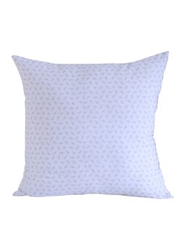 Maspar - Essentials Heather 130 GSM Cotton White Print Medium Cushion