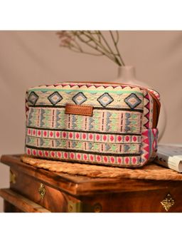 Visual Echoes - Boho Box Pouch - Candy Floss